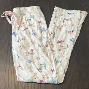 Isaac Mizrahi Dog print PJ pants